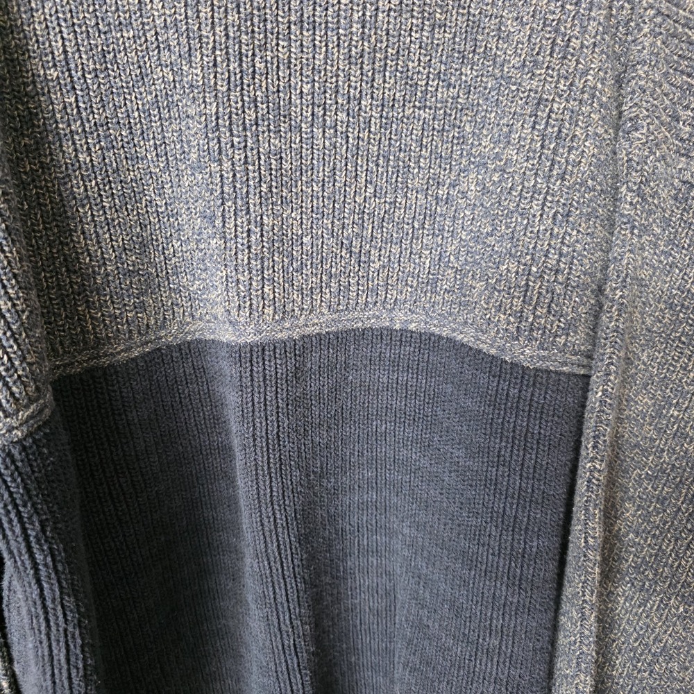 North Bay Outfitters Sweater Adult Size Blue Cable Knit Pull Over Vintage - Picture 5 of 7
